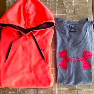 Under Armour Hoodie & Shirt